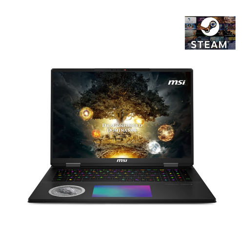MSI Titan 18 HX Dragon Edition Norse Myth A2XWJG-272TRUltra 9 285HX 96GB DDR5 6TB SSD 24GB RTX5090 GDDR7 18.0 UHD+ MiniLed 120Hz Windows 11 Pro