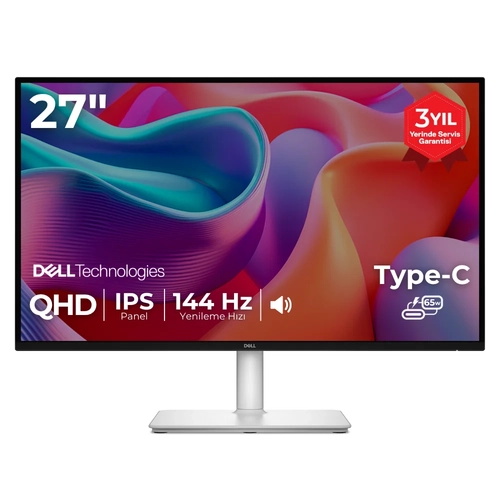 Dell 27 Plus S2725DC 27 2560x1440 QHD 144Hz 1ms HDMI DP Type-C FreeSync Pivot Premium IPS Monit�r