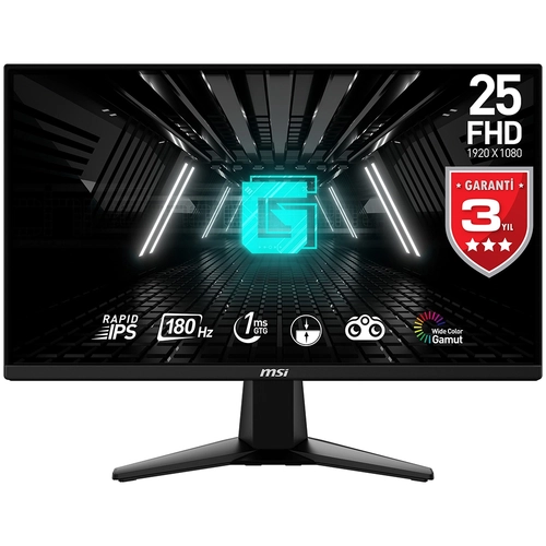 MSI G255F 24.5 1920x1080 180Hz 1ms HDMI DP IPS Gaming Monitr