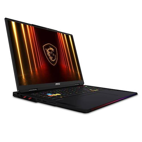 MSI Raider A18 HX A9WJG-091TR Ryzen 9 9955HX3D 64GB DDR5 2TB SSD 24GB RTX5090 18 UHD+ 120Hz Windows 11 Home