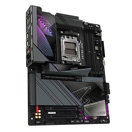 Gigabyte X870E AORUS MASTER DDR5 8600 MHz (OC) M.2 USB 2.0 USB 3.2 HDMI USB-C Wi-Fi 7 5G LAN ATX Soket AM5