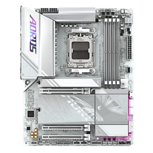 Gigabyte X870E AORUS ELITE WIFI7 ICE DDR5 8200 MHz (OC) PCIe 5.0 4xM.2 HDMI 2.5G LAN ATX Anakart