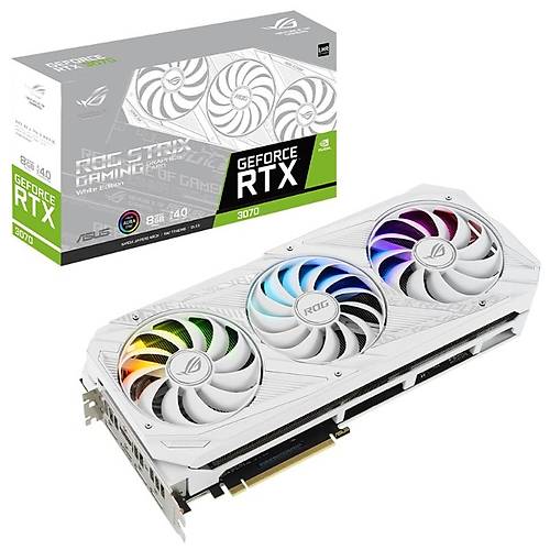 ASUS ROG STRIX GeForce RTX 3070 WHITE V2 8GB 256Bit GDDR6