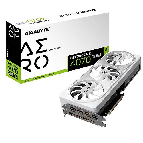 Gigabyte GeForce RTX 4070 SUPER AERO OC 12G 12GB 192Bit GDDR6X