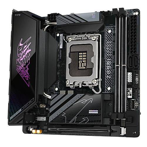 Gigabyte Z890I AORUS ULTRA DDR5 9200 MHz (OC) M.2 Thunderbolt Wi-Fi 7 USB 3.2 HDMI DP USB-C 2.5G LAN Mini-ITX Soket 1851