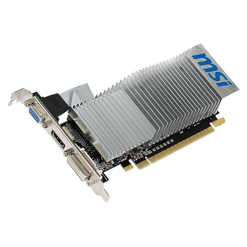 MSI N210-1GD3/LP GT210 1GB DDR3 64Bit DX12 PCIe 2.0 X16 (1xVGA 1xDVI 1xHDMI) Ekran Kart