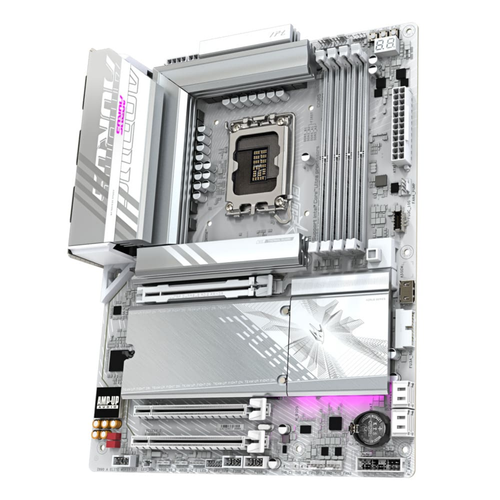 Gigabyte Z890 AORUS ELITE WIFI7 ICE DDR5 9200 MHz (OC) M.2 USB 2.0 USB 3.2 HDMI DP Thunderbolt Wi-Fi 7 2.5G LAN ATX Soket 1851