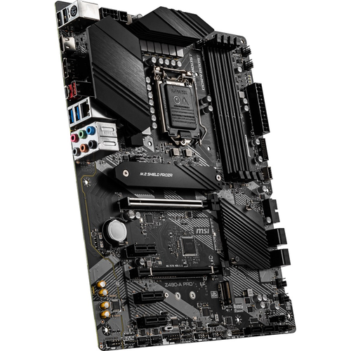 MSI Z490-A PRO DDR4 4800MHz (OC) PCI-E Gen 4 M.2 USB 3.2 1x2.5G LAN ATX Soket 1200