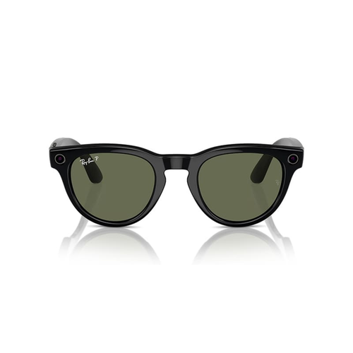 Ray-Ban Meta Headliner Ak�ll� G�zl�k Parlak Siyah Polarize G15 Ye�il