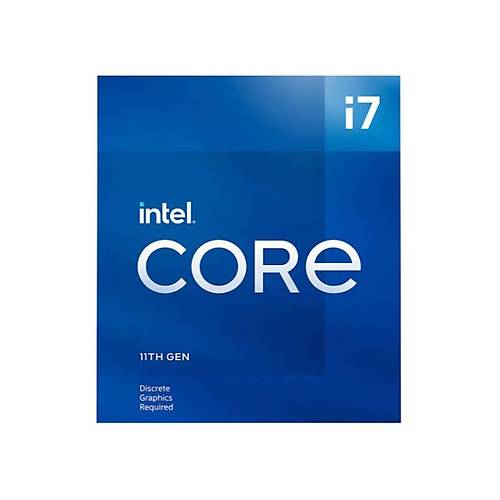 Intel Core i7 11700F Soket 1200 2.5GHz 16MB Cache İşlemci Fanlı Kutulu