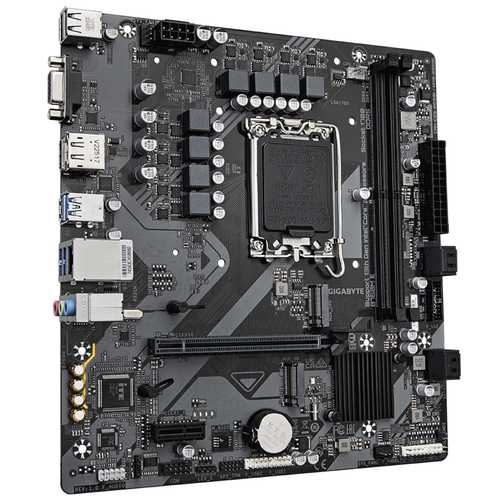 Gigabyte B760M E DDR5 7200 MHz (OC) 2xM.2 1G LAN Micro-ATX Soket 1700