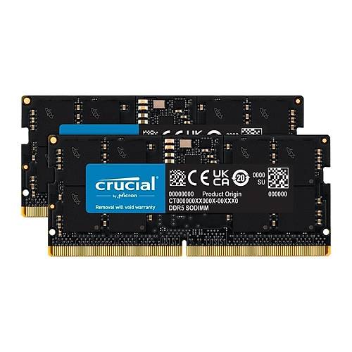 Crucial 32GB (2x16) DDR5 5600MHz CL46 1.1V CT2K16G56C46S5 Notebook Ram