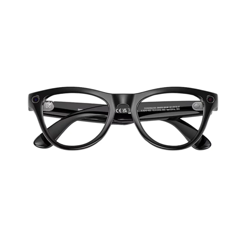 Ray-Ban Meta Skyler Ak�ll� G�zl�k Parlak Siyah �er�eve G�k Mavisi �effaf I���a G�re Koyula�an Cam Rengi