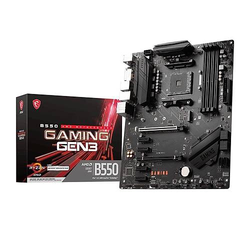 MSI B550 GAMING GEN 3 DDR4 4400MHz (OC) HDMI DVI M.2 USB 3.2 ATX AM4