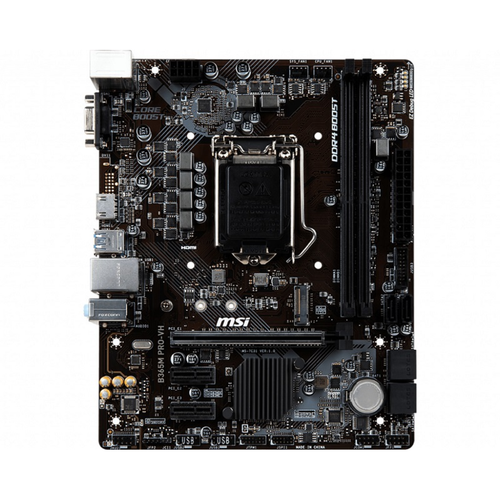 MSI B365M PRO-VH DDR4 2666MHz VGA HDMI M.2 USB 3.1 mATX Win7 Win10 Soket 1151