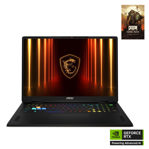 MSI Vector A18 HX A9WHG-094TR Ryzen 9 9955HX 32GB 1TB SSD 12GB RTX5070Ti 140W 18 QHD+ 240Hz Windows 11