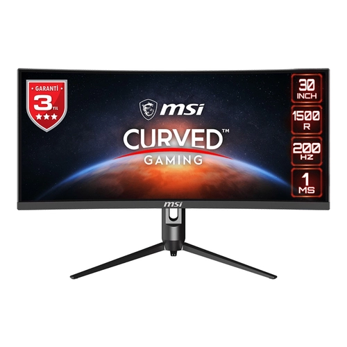 MSI Optix MAG301CR2 29.5 2560x1080 200Hz Hdm Dp 1ms VA Curved Gaming Monitr