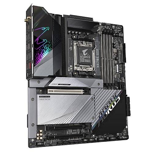 Gigabyte X670E AORUS MASTER 1.1 Wi-Fi DDR5 8000 MHz (OC) PCI-E Gen4 M.2 USB 3.2 DP HDMI 2.5G LAN Wi-Fi 6E E-ATX AM5