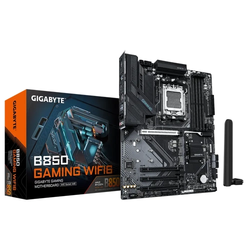 Gigabyte B850 Gaming WiFi 6 DDR5 8200MHz (O.C) 3xM.2 DP HDMI GbE LAN ATX Soket AM5