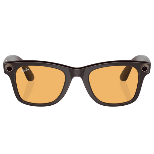 Ray-Ban Meta Wayfarer Akll Gzlk Parlak Siyah Karamel