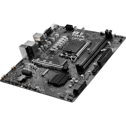 MSI PRO H610M-G DDR4 3200MHz (OC) PCI-E Gen 4 M.2 USB 3.2 1x1G LAN mATX Soket 1700