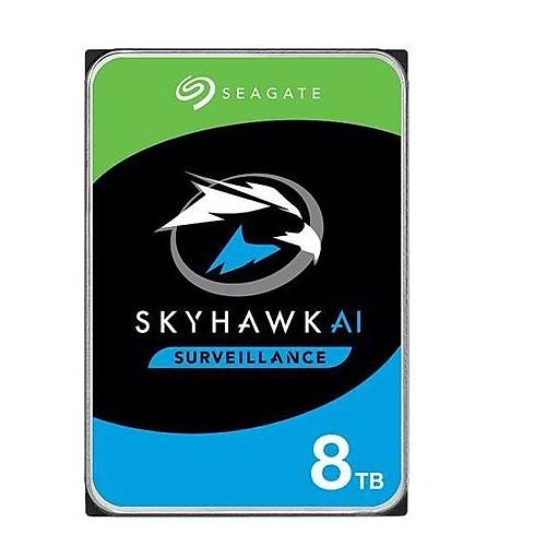 Seagate Skyhawk AI 3.5 8TB 7200RPM 256MB Sata 6Gbit/sn 550TB/Y RV 7/24 ST8000VE001