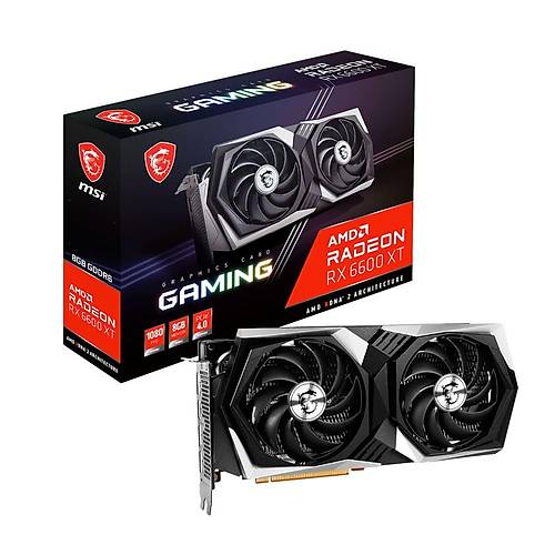 MSI Radeon RX 6650 XT Gaming 8G 8GB GDDR6 128Bit PCIe 4.0 X8 (3xDP 1xHDMI) Ekran Kart