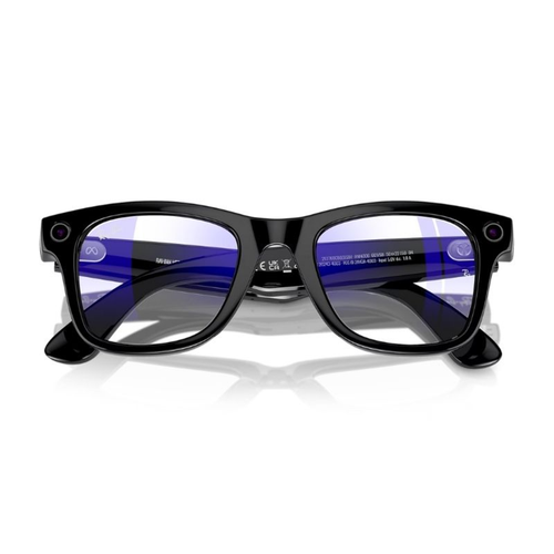 Ray-Ban Meta Wayfarer Ak�ll� G�zl�k Siyah �effaf Mavi I��k Filtreli