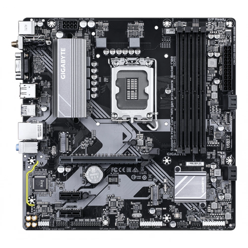 Gigabyte B760M D3HP Wi-Fi 6 DDR5 5600 MHz 2xM.2 1G LAN Micro-ATX Soket 1700