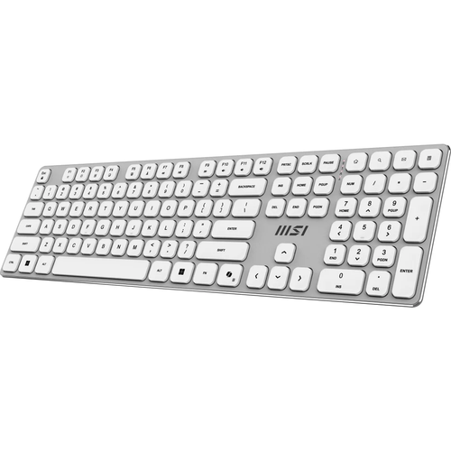 MSI GG Forge K210 Wireless Combo TR Kablosuz Optik Klavye Mouse Set Beyaz
