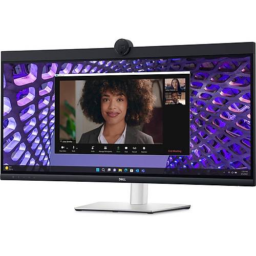 Dell P3424WEB 34 3440x1440 60Hz 5ms HDMI DP Type-C Curved Led Monitr