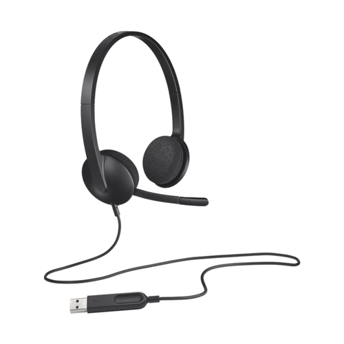 Logitech H340 Mikrofonlu Kulakl�k Siyah 981-000475