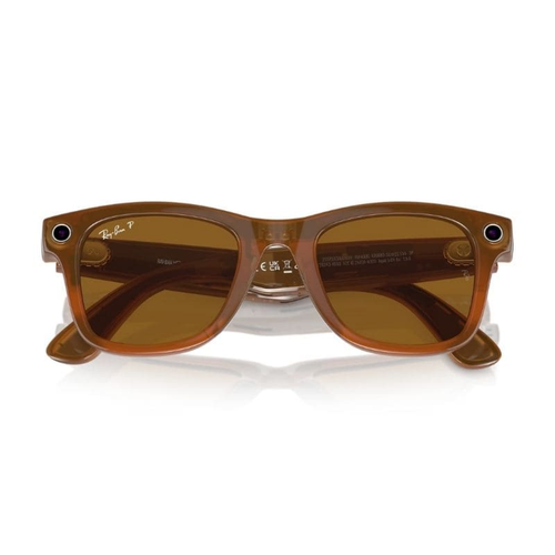 Ray-Ban Meta Wayfarer Ak�ll� G�zl�k Karamel Polarize Kahverengi