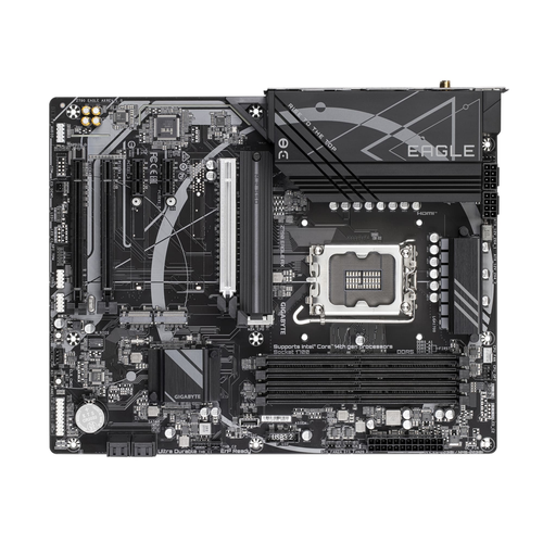 Gigabyte Z790 Eagle AX Wi-Fi DDR5 7600 MHz (OC) PCI-E Gen5 M.2 USB 3.2 DP HDMI 2.5G LAN Wi-Fi 6E ATX Soket 1700