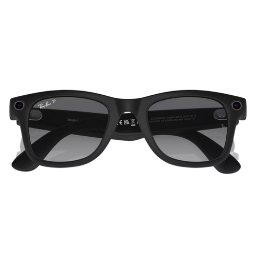 Ray-Ban Meta Wayfarer Ak�ll� G�zl�k Mat Siyah Polarize Grafit RW4008