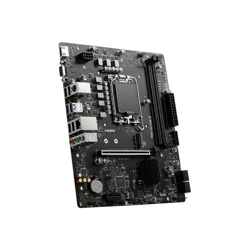 MSI PRO H610M-E DDR5 5600MHz (OC)HDMI VGA M.2 USB 3.2 1x1G LAN mATX Soket 1700