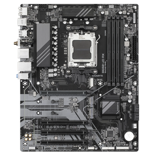 Gigabyte B650 UD AX DDR5 8000 MHz (OC) M.2 DP HDMI 1G LAN Wi-Fi 6E ATX Soket AM5