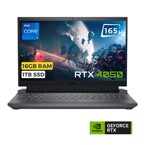 Dell G15 5530 i7-13650HX 16GB 1TB SSD 6GB RTX4050 140W 15.6 FHD 165Hz Ubuntu G1555301104U-1TB