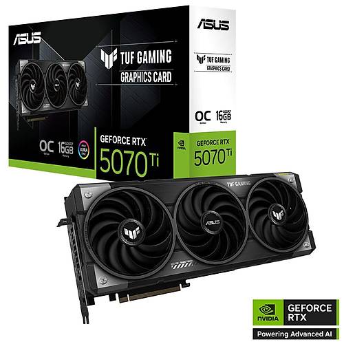 ASUS TUF Gaming GeForce RTX 5070 Ti 16GB GDDR7 OC Edition Ekran Kart