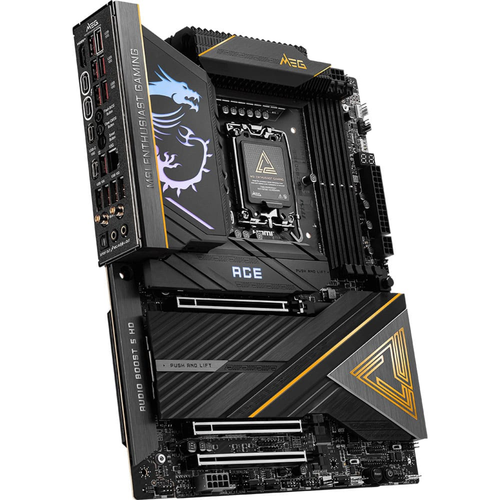 MSI MEG Z890 ACE DDR5 9200MHz (OC) USB 20Gbps 5xM.2 Thunderbolt 4 HDMI DP 10G LAN WiFi 7 ATX Soket 1851