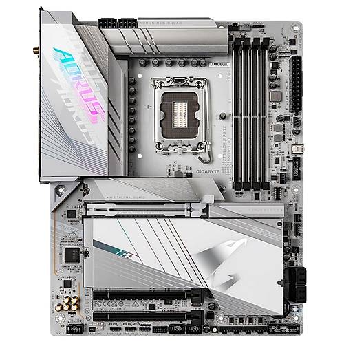 Gigabyte Z790 AORUS PRO X Wi-Fi DDR5 8266 MHz (OC) PCI-E Gen5 M.2 USB 3.2 DP HDMI 5G LAN Wi-Fi 7 ATX Soket 1700