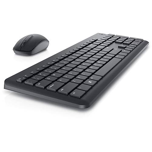 Dell KM3322W ngilizce Kablosuz Klavye Mouse Set Siyah