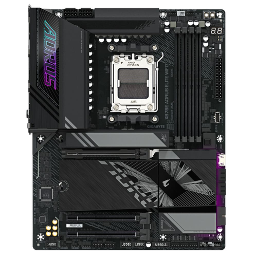 Gigabyte X870E AORUS ELITE WIFI7 DDR5 8200 MHz (OC) M.2 USB 2.0 USB 3.2 HDMI USB-C 2.5G LAN ATX Soket AM5