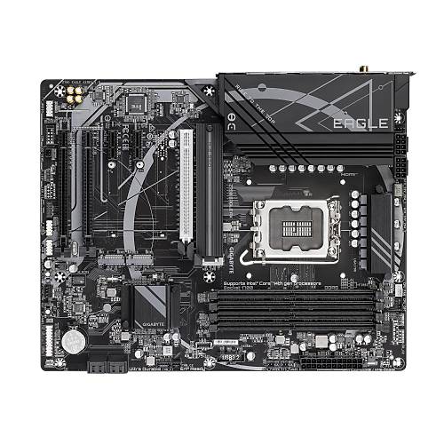 Gigabyte Z790 EAGLE AX Wi-Fi DDR5 7600 MHz (OC) PCI-E Gen5 M.2 USB 3.2 DP HDMI 2.5G LAN Wi-Fi 6E ATX Soket 1700