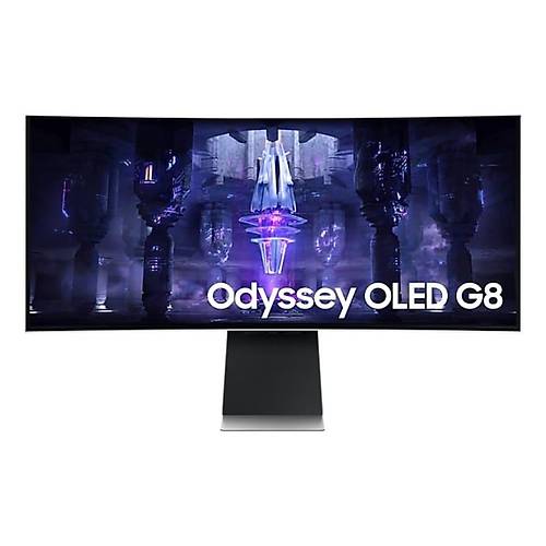 Samsung Smart Odyssey OLED G8 LS34BG850SUXUF 34 3440x1440 175Hz 0.03ms mDP Type-C HDR 400 Curved Oyuncu Monitr