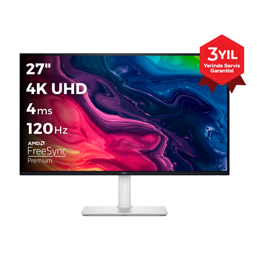Dell S2725QS 27 3840x2160 4K UHD 120Hz 4ms HDMI DP FreeSync Premium IPS Monitr