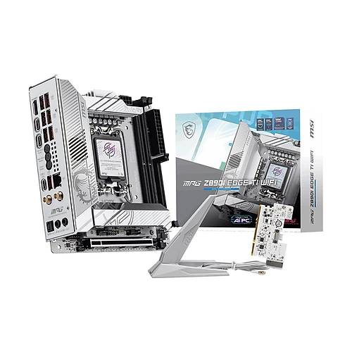 MSI MPG Z890 EDGE Ti WiFi DDR5 9200MHz (OC) USB 20Gbps 5xM.2 Thunderbolt 4 HDMI DP 5G LAN WiFi 7 ATX Soket 1851