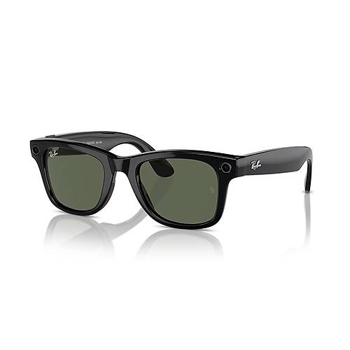 Ray-Ban Meta Wayfarer Akll Gzlk Parlak Siyah G15 Yeil