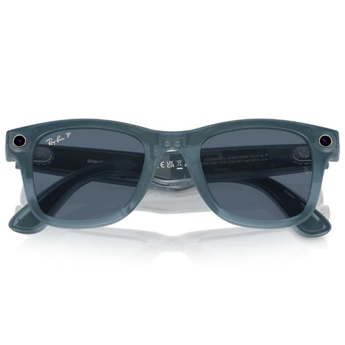 Ray-Ban Meta Wayfarer Ak�ll� G�zl�k Mat Mavi Polarize Mavi