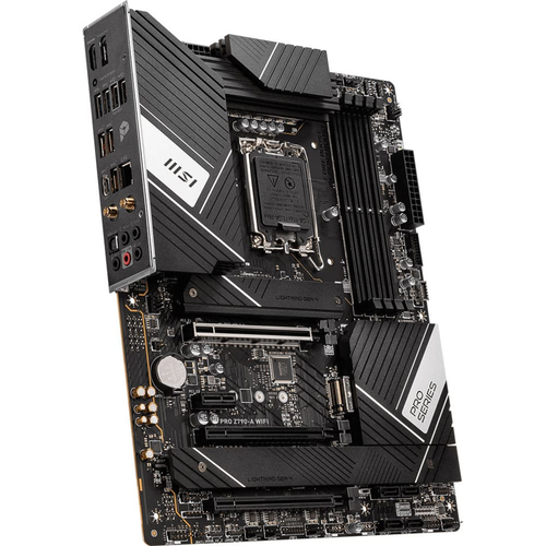 MSI PRO Z790-A WiFi DDR5 7200MHz (OC) PCI-E Gen 5 M.2 USB 3.2 DP HDMI 1x2.5G LAN WiFi 6E ATX Soket 1700